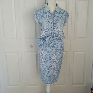 Glex 100% Tencel smocked dress